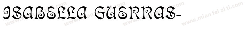 ISABELLA GUERRAS字体转换